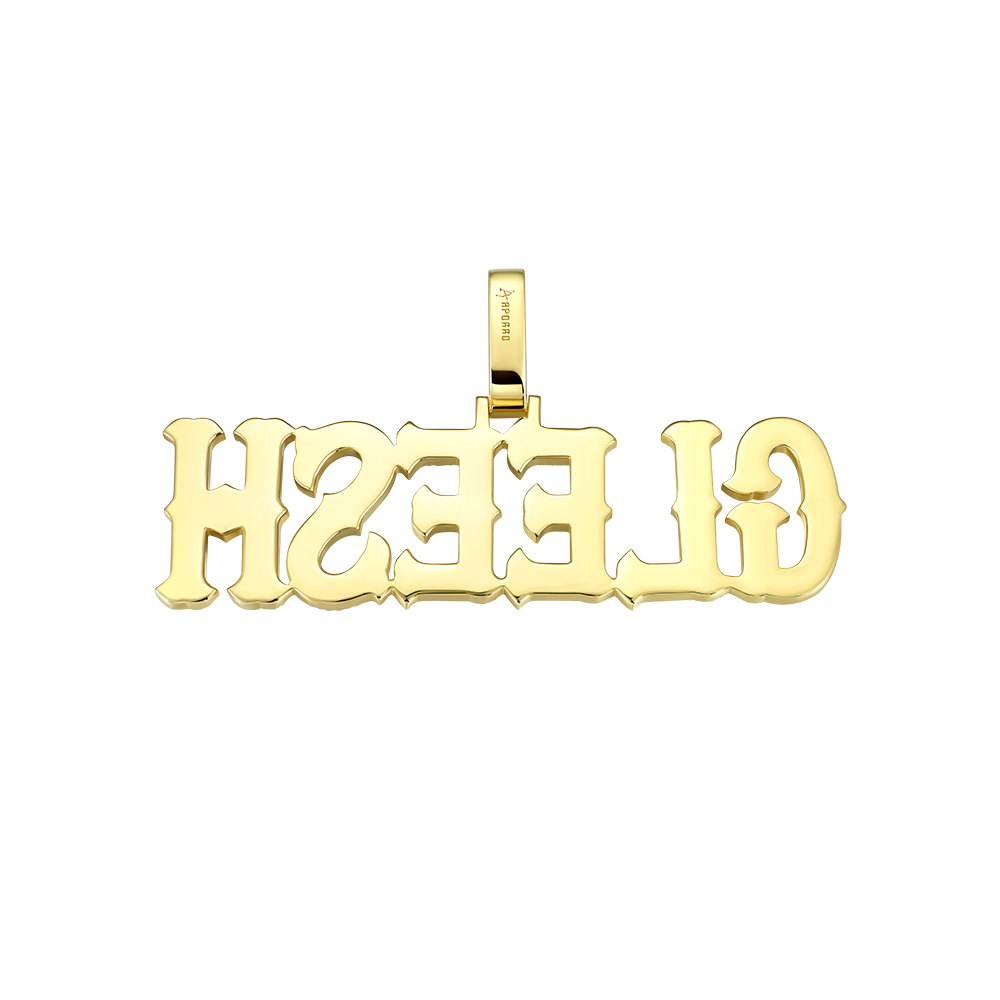 YT aporro Custom Moissanite Bosox Font/Number Pendant