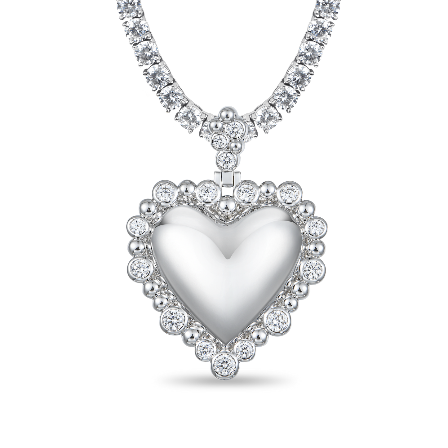 YT Aporro Love Heart Metal Pendant