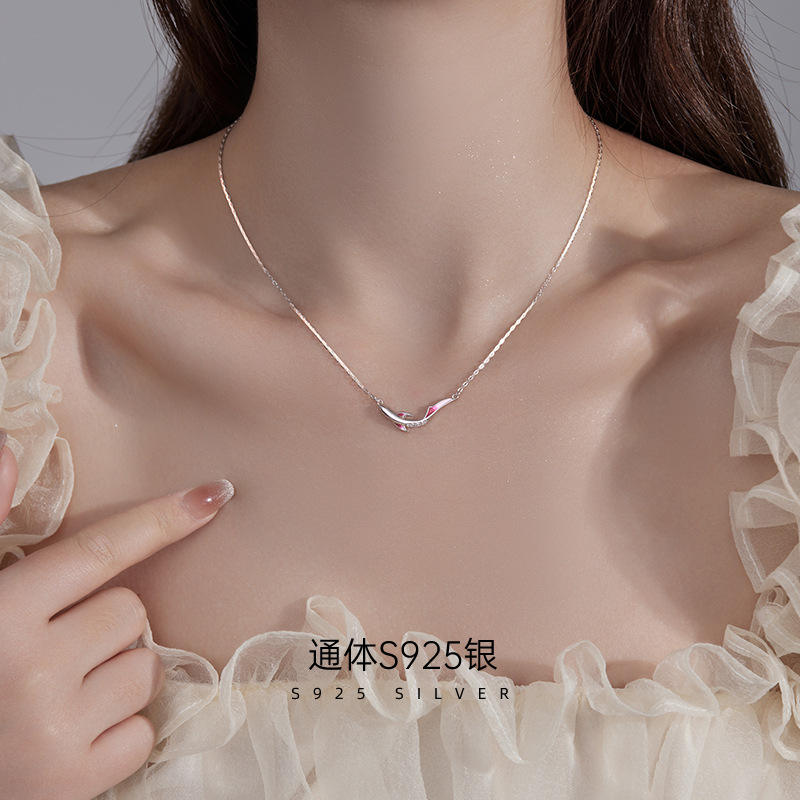 YT fashionable 925 sterling silver good luck koi fish zircon pendant gold plated necklaces