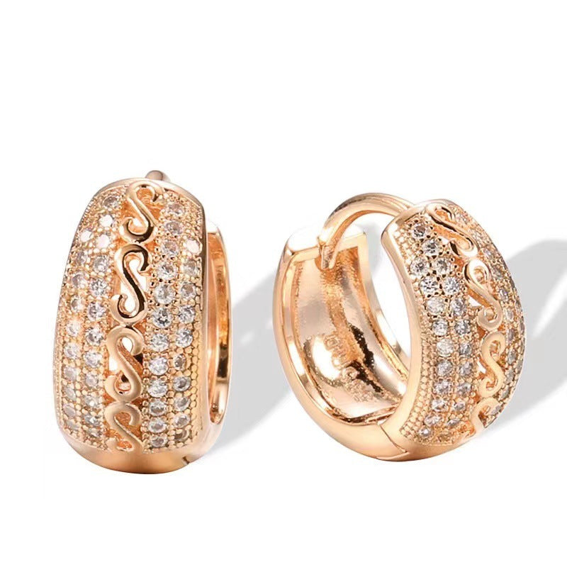 Diamond Hollow Ring Elegant And Elegant