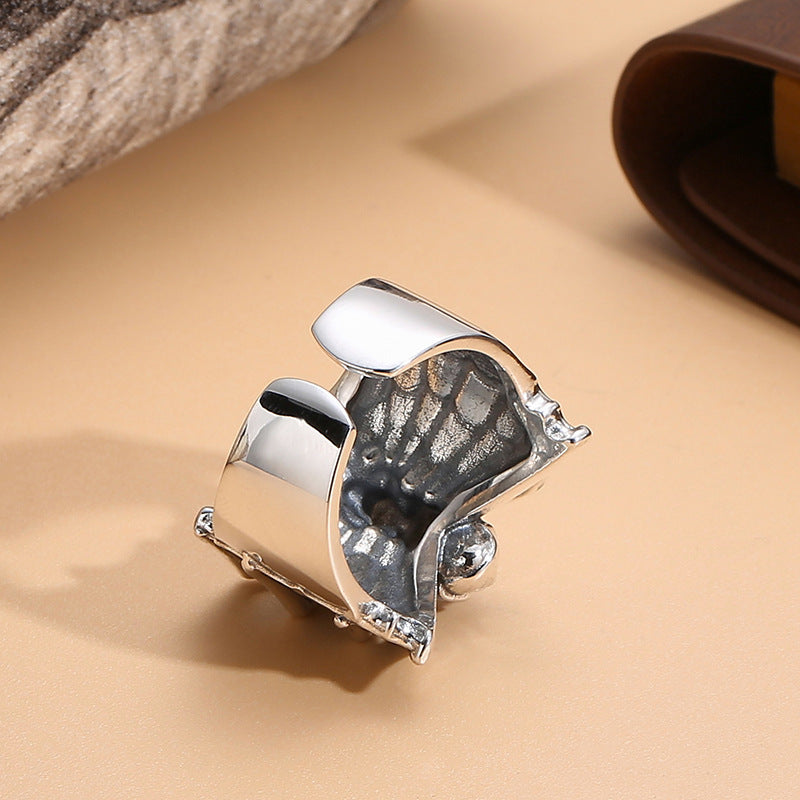 YT Spider opening adjustable punk style good luck ring