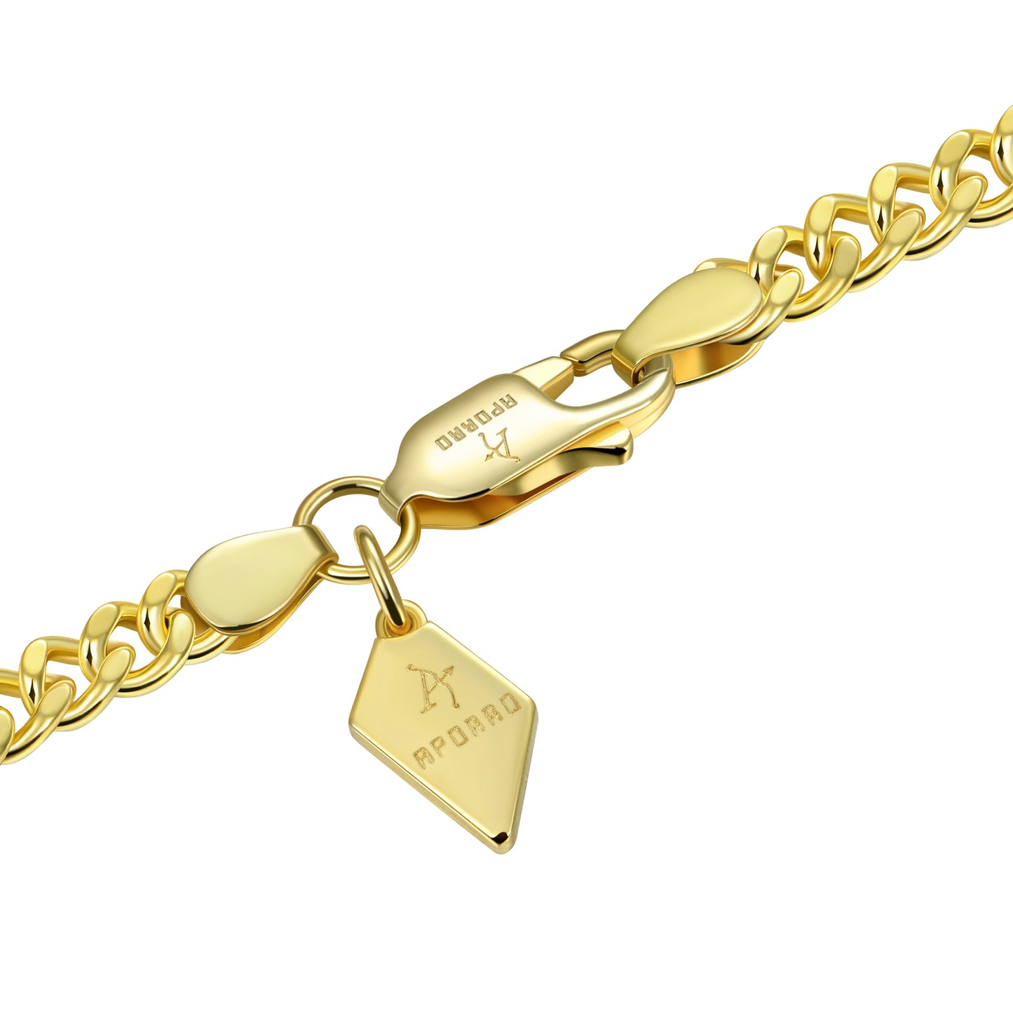 YT Aporro Miami Micro Cuban Curb Bracelet - Yellow Gold