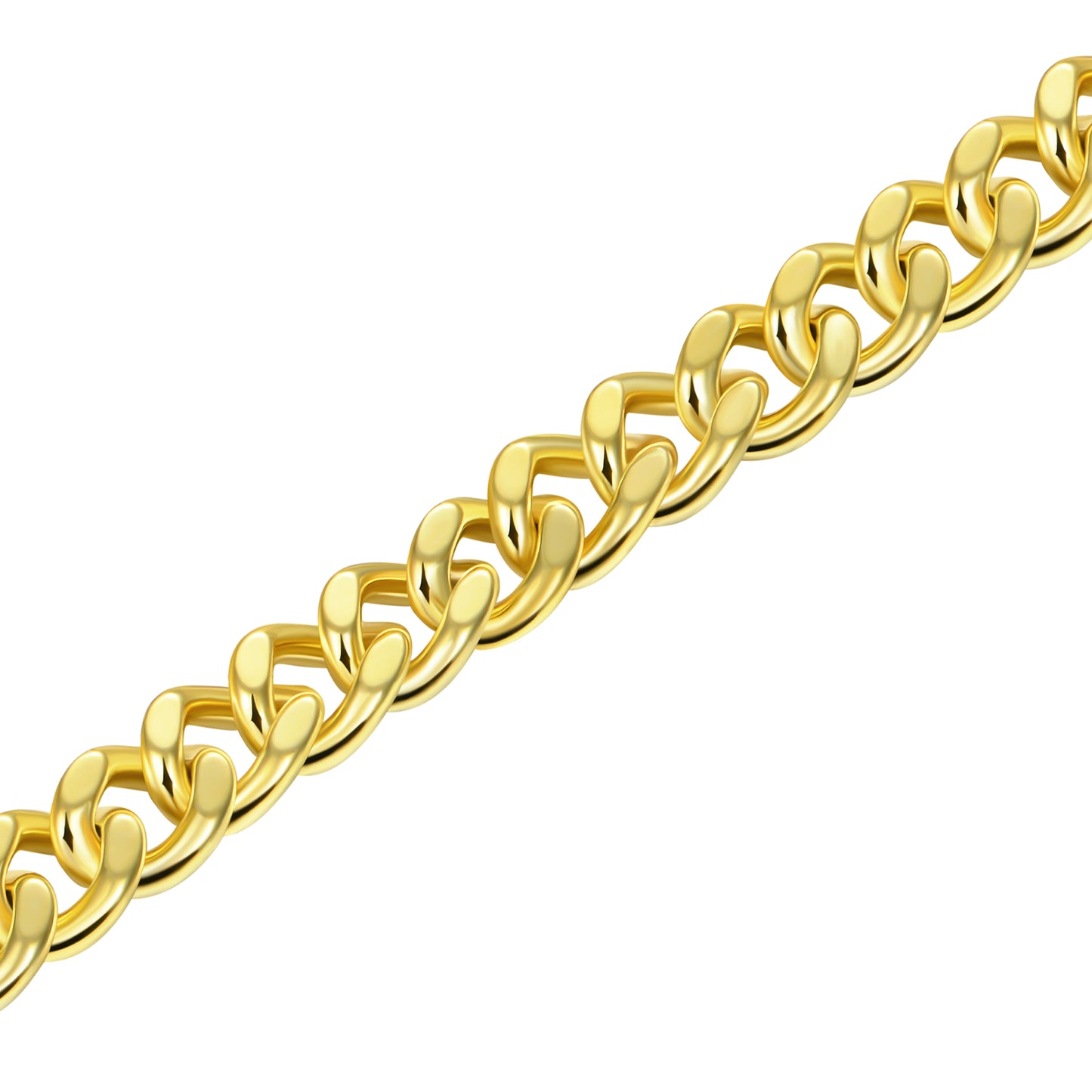 YT Aporro Miami Micro Cuban Curb Bracelet - Yellow Gold