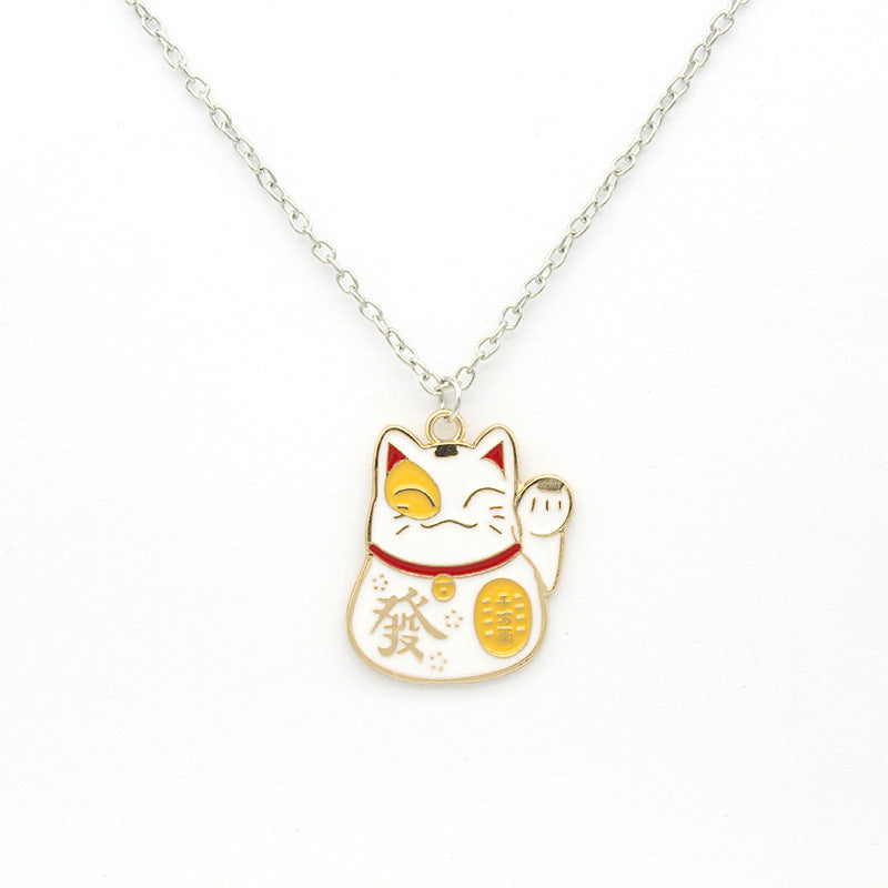 YT Zhaocai cat series alloy necklace