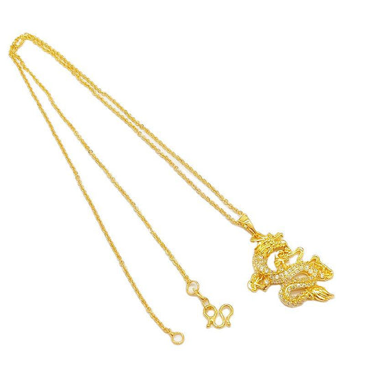 YT Good luck dragon necklace