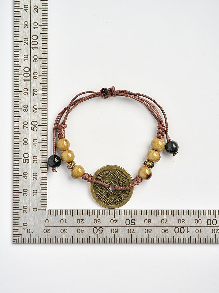 YT Chinese hand-woven copper bracelet