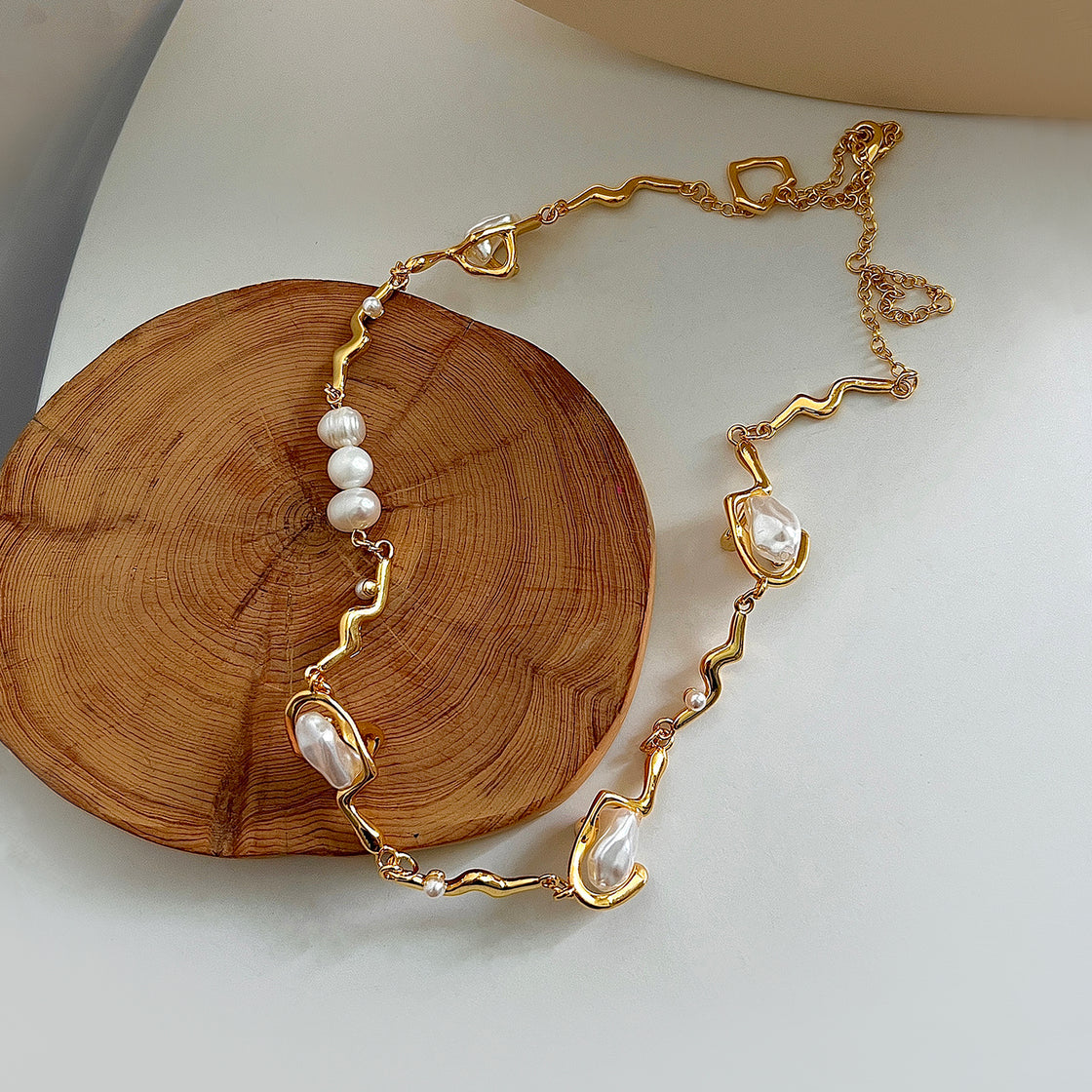 Necklace Personality Design Natural Freshwater Pearl Necklace