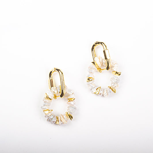 women's earrings freshwater pearl stud earrings