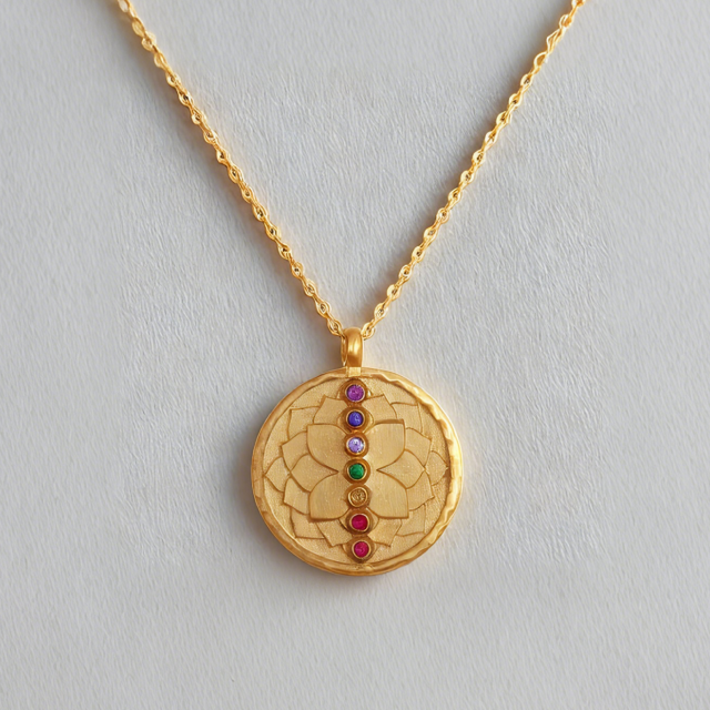 Chakra Energy Disc Pendant